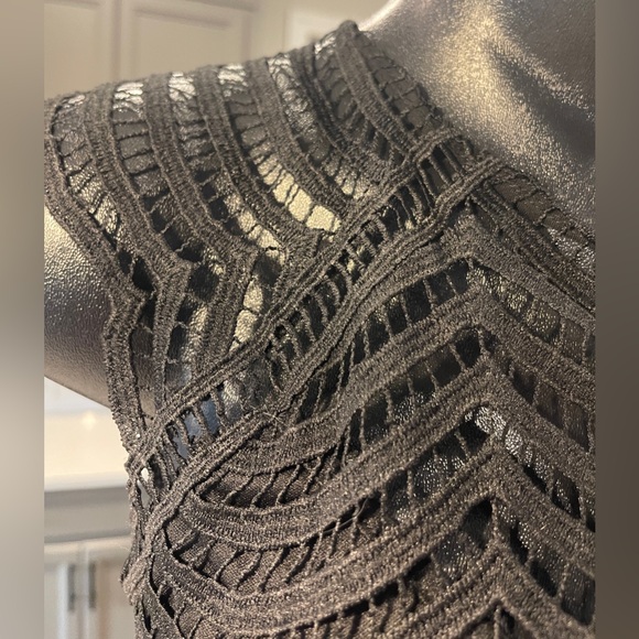 Charlotte Russe Black Lace Crop Top, Size Small - Picture 6 of 8